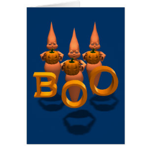 Boo! Three Cute Ghosties