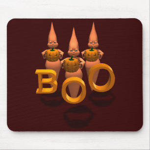 Boo! Three Cute Ghosties Mouse Pad
