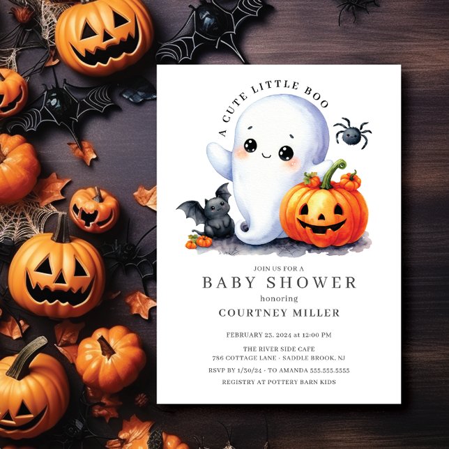 Boo-tiful Baby Shower Invitation (Creator Uploaded)