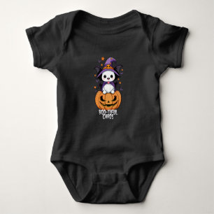 Boo-tiful Chaos Bats, Hats, & Pumpkins Baby Bodysuit