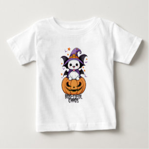 Boo-tiful Chaos Bats, Hats, & Pumpkins Baby T-Shirt