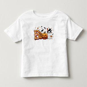 BOO-tiful Chaos – Halloween Letters Toddler T-Shirt