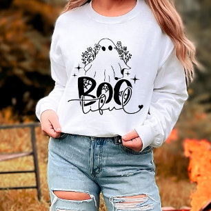 Boo-Tiful Cute Ghost Halloween T-Shirt Sweatshirt