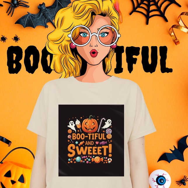 Boo-tiful Family Matching Halloween Women’s  T-Shirt (Boo-tiful Family Matching Halloween Outfits)