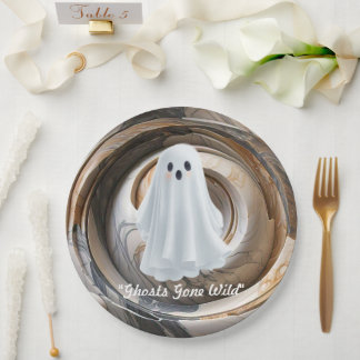 "Boo-tiful Ghost Squad" Paper Plate