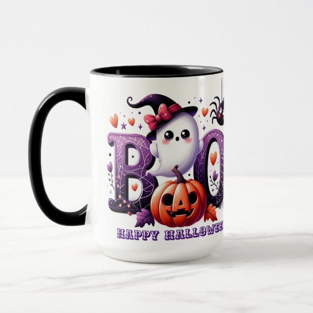 Boo-tiful Halloween customisable Spirit Mug (Left)