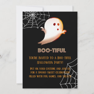 Boo-tiful Halloween Ghost kids Party Invitation