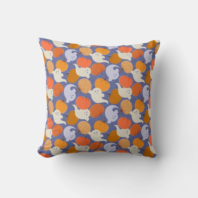 Boo-tiful Halloween Retro Cushion (Front)