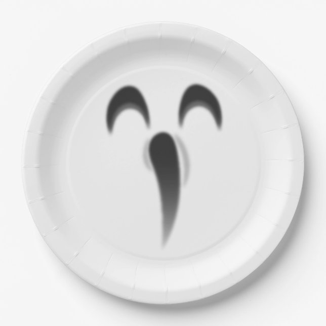 Boo-tiful Hauntings Halloween Paper Plate (Front)
