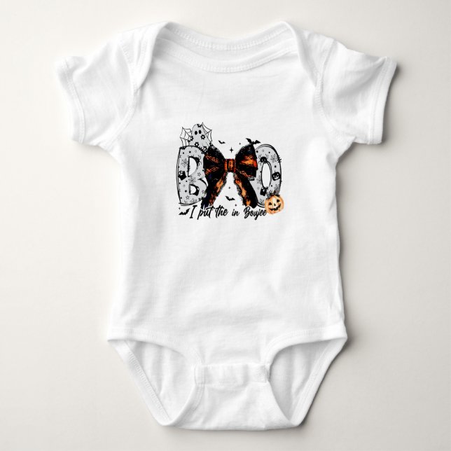 BOO-tiful Mischief Baby Bodysuit (Front)