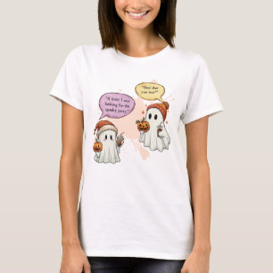 Boo-tiful Spooky Party Cute Ghost Halloween T-Shirt