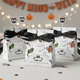 Boo-tifully Tangled Black Cats and Yarn Halloween Favour Box