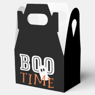 BOO TIME Halloween Ghost Party Favour Boxes