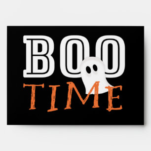 BOO TIME Halloween Party Invitation Envelope
