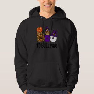 Boo To Bullying Ghost Pumpkin Orange Anti Bully Un Hoodie