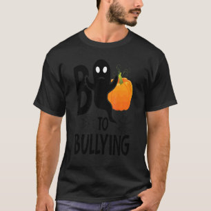 Boo To Bullying Ghost Pumpkin Orange Anti Bully Un T-Shirt