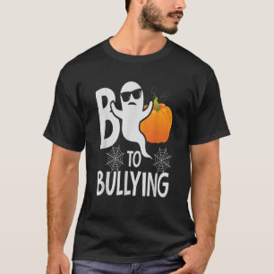Boo To Bullying Ghost Pumpkin Orange Anti Bully Un T-Shirt