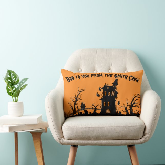 Boo to You Customisable Lumbar Cushion (Chair)