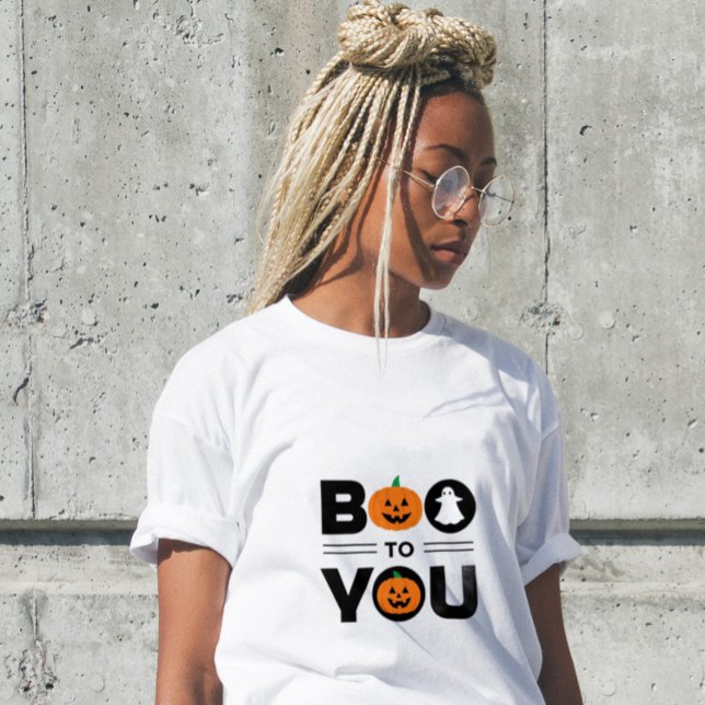 Boo To You Funny Halloween Womens tshirts  (Creator Uploaded)