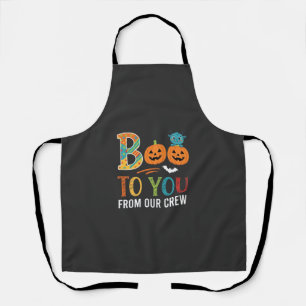Boo To You Halloween Crew Design_1 Apron