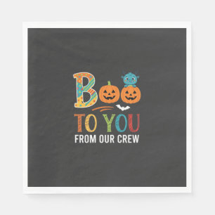 Boo To You Halloween Crew Design_1 Napkin