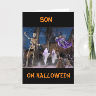 "BOO TO YOU" **SON** HAPPY HALLOWEEN CARD