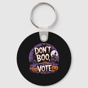 Boo Vote Kamala Harris W 2024 President Campaign Key Ring