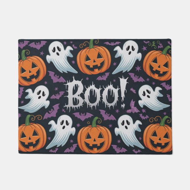 Boo Welcome Doormat (Front)