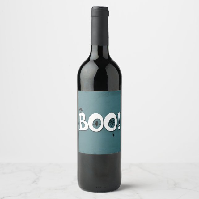Boo! Wine Label (Front)