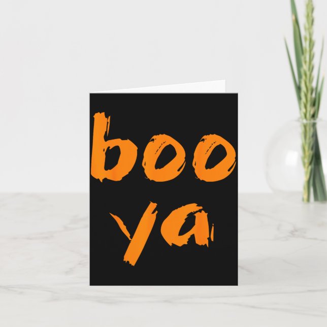 Boo Ya Card (Front)