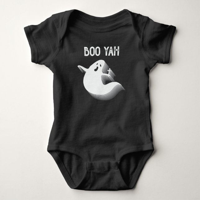 Boo Yah Baby Bodysuit (Front)