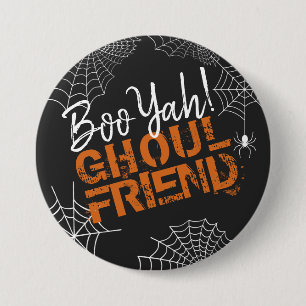 Boo Yah Ghoul Friend Halloween ID684 7.5 Cm Round Badge