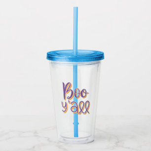 Boo Y'all Acrylic Tumbler