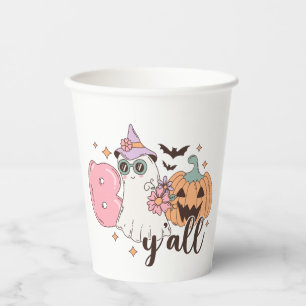Boo Y'All Halloween Paper Cups