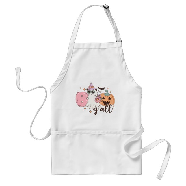 Boo Y'All Halloween Standard Apron (Front)