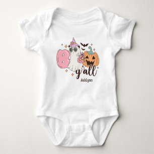 Boo Y'all Personalised Halloween Baby Bodysuit