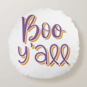 Boo Y'all Round Cushion