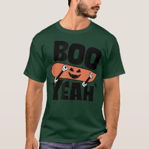 Boo Yeah Ghost Scary Yet Silly Halloween Boho Cute T-Shirt