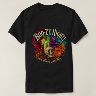 Boo Ze Night Good Spirits Adult Halloween T-Shirt