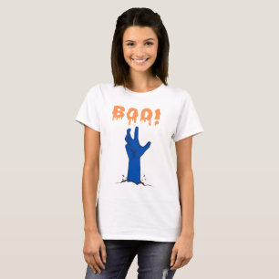 BOO! Zombie Hand Halloween Design T-Shirt