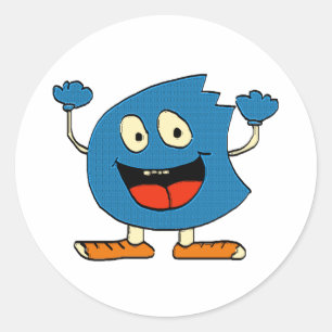 boober classic round sticker