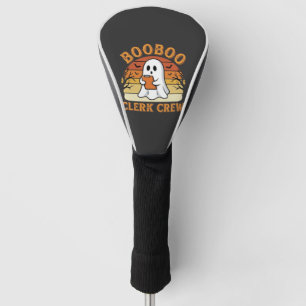 Booboo Clerk Crew Halloween Ghost Design_1 Golf Head Cover