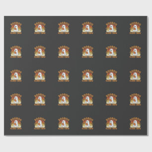 Booboo Clerk Crew Halloween Ghost Design_1 Wrapping Paper