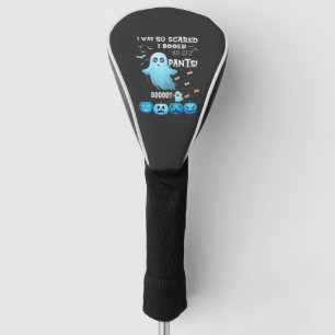 Booed Pants Halloween Ghost Blue Pumpkins Golf Head Cover