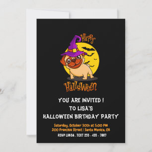 BooF - Bruno the Witchy French Bulldog Invitation