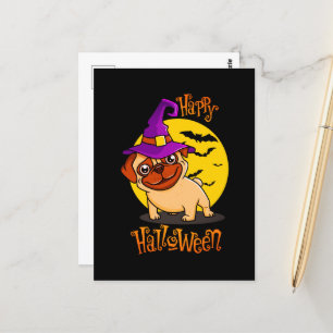 BooF -Bruno the Witchy French Bulldog Postcard