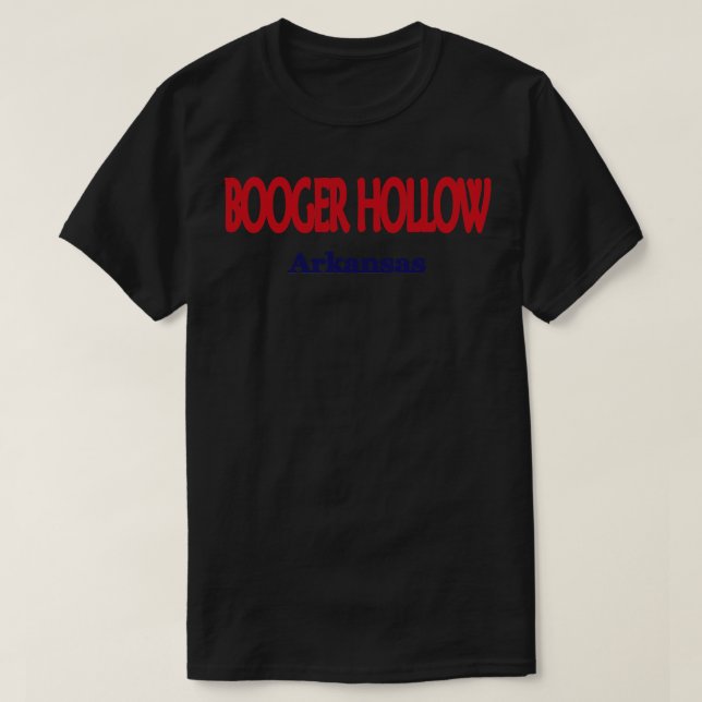 Booger Hollow Arkansas TShirt (Design Front)
