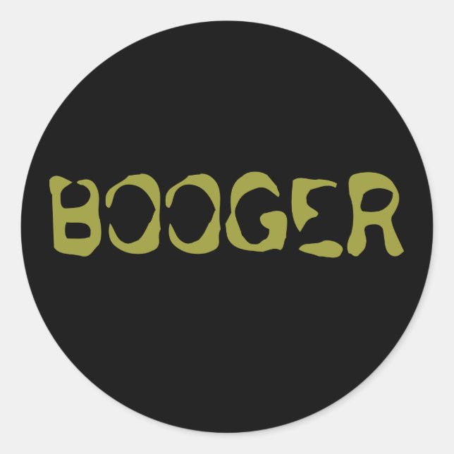 Booger Sticker (Front)