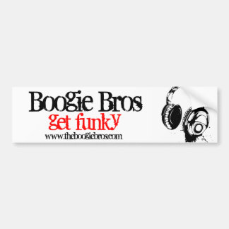 Boogie Bros  Bumper Sticker