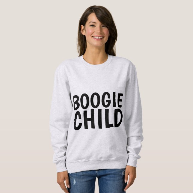 BOOGIE CHILD Vintage Funny Disco T-shirts (Front Full)